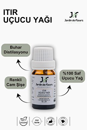 Itır (Geranium) Uçucu Yağı 10 ml - %100 Saf Aromaterapi Yağı