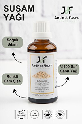 Susam Yağı (Sesame Seed Oil) 50 ml - %100 Saf Aromaterapi Yağı