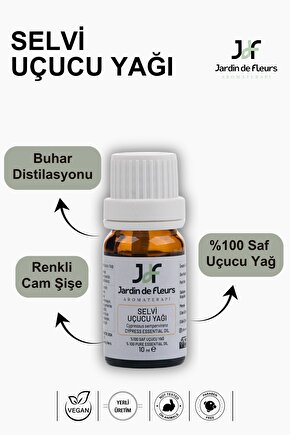 Servi (Cypress) Uçucu Yağı 10 ml - %100 Saf Aromaterapi Yağı