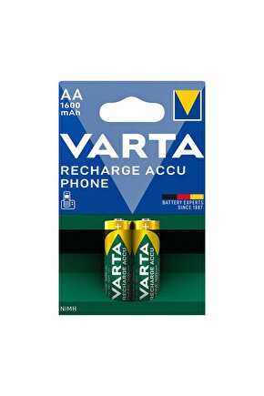 Nı-mh 1.2 Volt - 1600 Mah Hr6 Aa Şarjlı 2li Kalem Pil