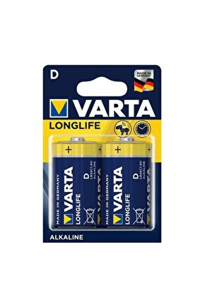 Longlife Extra Alkalin Büyük Pil - D - 2li