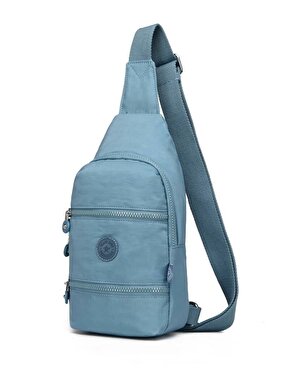 Smart Bags Kadın Bodybag Krinkıl Kumaş 3051 Jeans Blue