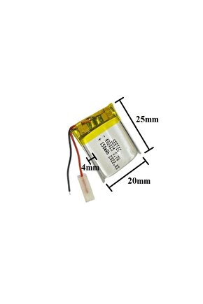 402025 3.7v 150 Mah Lityum Polimer Pil 1.5a (drone Için Uygun Değildir)