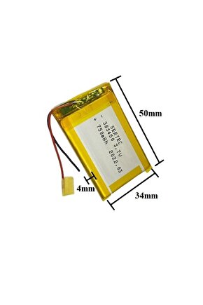 383450 3.7v 750 Mah Lityum Polimer Pil 1.5a (drone Için Uygun Değildir)