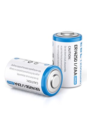 Er14250 3.6v 12aa 1200mah Lityum Pil 2li