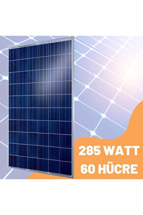 280w 285w Watt Polikristal Güneş Paneli A Sınıf