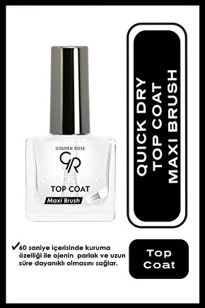 Quick Dry Top Coat - Oje Kurutucu - 8691190068936