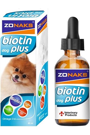 Zonaks Biotin Dog Plus 50 ml ( Biotin Çinko Takviyesi )