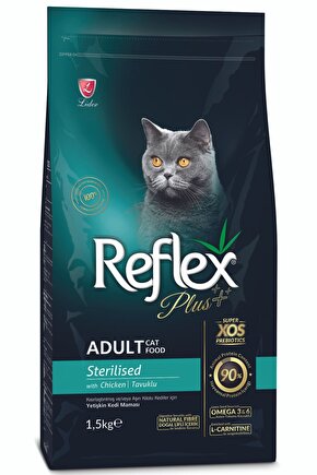 Reflex Plus Sterilised Tavuklu Kısırlaştırılmış Yetişkin Kedi Maması 1.5kg