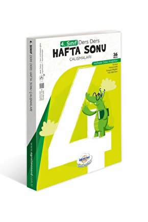 - 4. Sınıf Ders Ders Hafta Sonu Çalışmaları - Baksada Kitap Ayracı