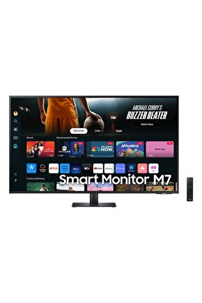 43 4Ms (GTG) 60Hz (USB-C,HDMI,USB-A) M7 M70D HDR10 VA Panel 4K UHD Akıllı Monitör - LS43DM702UUXUF