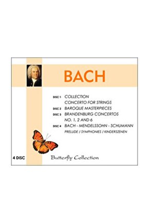 Cd - Bach (4 Cd Box Set) Johann Sebastian Bach