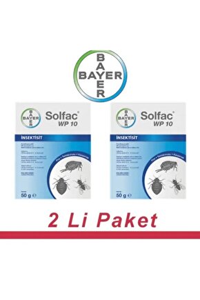 Solfac Wp 10 Genel Haşere Ilacı 2 X 50 G