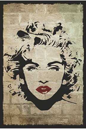 Marilyn Monroe şarkısı müzik sinema ev dekorasyon tablo retro ahşap poster