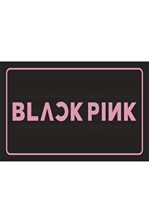 blackpink kore k pop müzik grubu tabela ev dekorasyon tablo retro ahşap poster