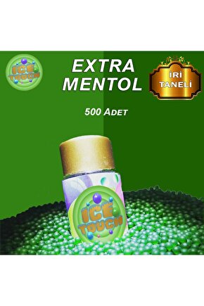 Mentol Topu Extra Aroma Extra Lezzet iri Taneli Mentol 500 Adet