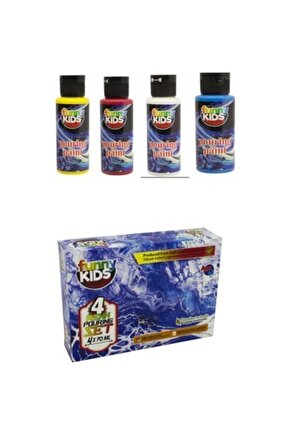 Rich Pouring Paint (dökme Boya) 4 Renk Set 4x70 Ml