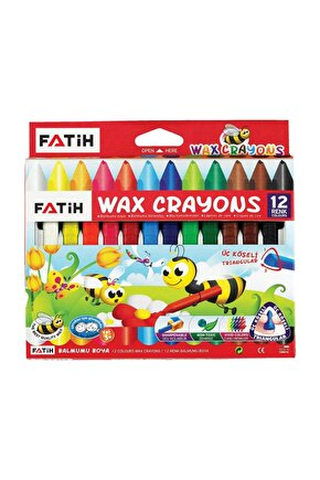 12 Renk Wax Crayon Uzun Mum Boya 50130