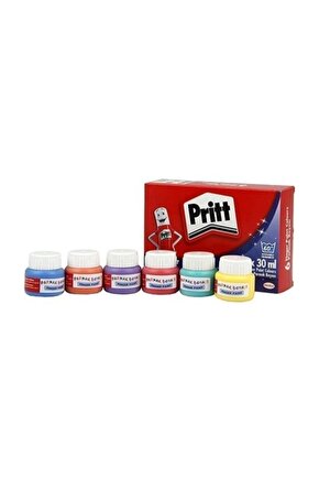 Parmak Boyası 6 Lı 30ml