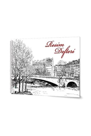 Çınar Resim Defteri Spiralli 15 Yp 17x24 33002