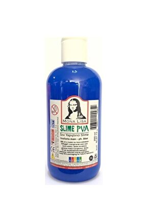 Mona Lisa Slime Slaym Sıvı Yapıştırıcı Fosforlu Mavi 250ml