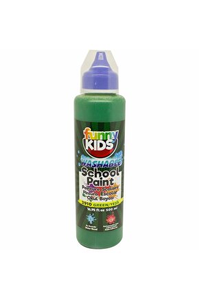 Funny Kids Yıkanabilir Okul Boyası 500ml - 2910 Yeşil