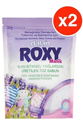 Roxy Matik Lavanta Kokulu Toz Sabun Bebek Deterjanı 800 Gr X 2 Adet