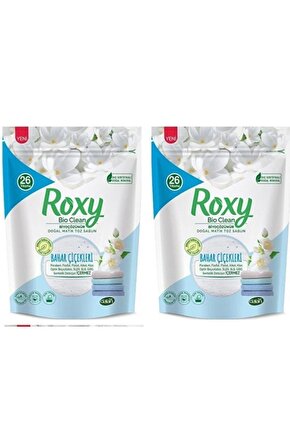 Roxy Bio Clean Doğal Matik Toz Sabun Bahar Çiçekleri 800 gr x 2 Adet