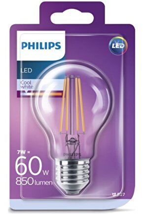 Led Classic 60w A60 E27 Non-dim 4000k Gün Işığı Filament Ampul