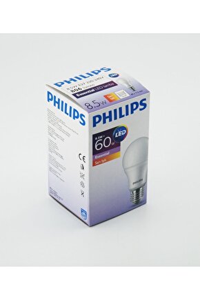 8.5w = 60w Sarı Işık Led Ampulessential2700ka 806 Lumendriver-almnym. Soğutuculu