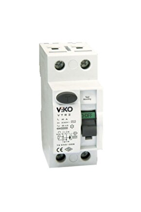 Viko VTR2-2530 2Kut 30Ma 25A Kaçak Akım Koruma Rölesi