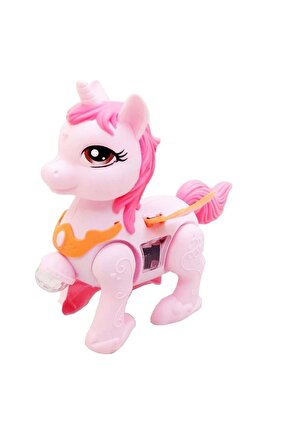 PİLLİ IŞIKLI SESLİ YÜRÜYEN PONY