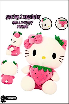 Hello Kitty Peluş Sevimli Oturan Hello Ktty Peluş Karakteri 50 Cm Uyku Arkadaşım Kedi Hello Kity