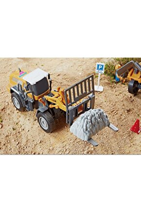 Metal Aksamlı Büyük Boy Kepçe ve Metal Aksamlı Forklift