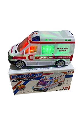 Işıklı Ve Siren Sesli Ambulans