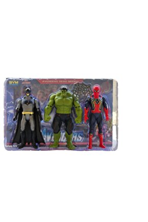 3LU AVENGERS KAHRAMAN 19 CM BUYUK BOY IŞIKLI