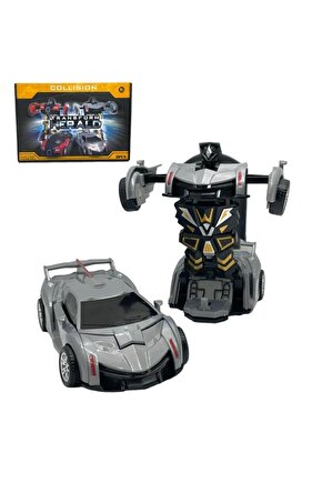 Transformers Robot 1:32 Kendinden Robota Dönüşebilen Araba - Çek Bırak Robota Dönüşen Araba