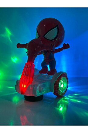 Spiderman Scooter Işıklı Ve Müzikli Çarp Dön Oyuncak Unsl0058