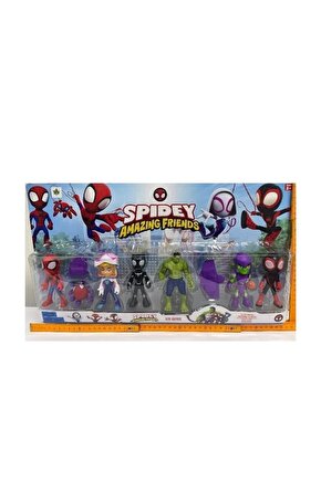 Spiderman Spidey Ve Arkadaşları 6lı Figür Set