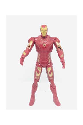 Orta Boy 17 Cm Işıklı Hareketli Avengers Yenilmezler Oyuncak Ironman Karakter Figür