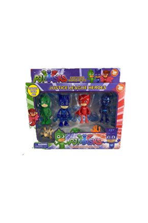 Justıce League Pjmasks Kahraman Oyuncaklar 4lü