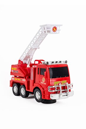 Fire Truck - Hareketli - Pilli - Itfaiye Arabası - Oyuncak