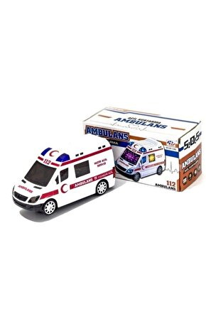 Oyuncak Ambulans 3d Işıklı Sesli Araba