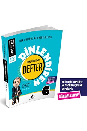 Eker Test 6 Sınıf Din Kültürü Dinlendiren Defter