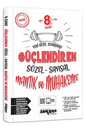 Ankara Yayıncılık 8. Sınıf Sözel Sayısal Mantık Muhakeme Güçlendiren Soru Bankası