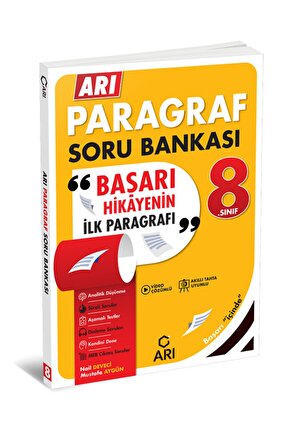 ARI YAYINCILIK 8.SINIF PARAGRAF SORU BANKASI YENİ