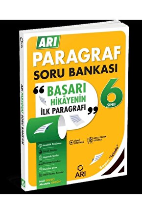 ARI YAYINCILIK 6.SINIF PARAGRAF SORU BANKASI YENİ