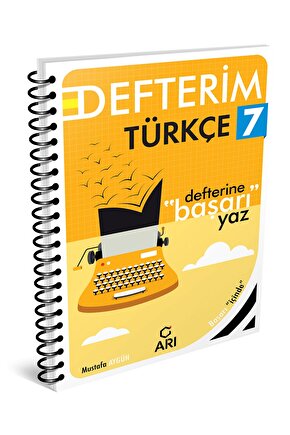 Arı Yayınları 7. Sınıf Türkçe Defterim 2025 GÜNCEL BASKI