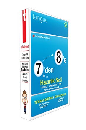 7den 8e Hazırlık Seti  Kolektif  Tonguç Akademi  8684278661105