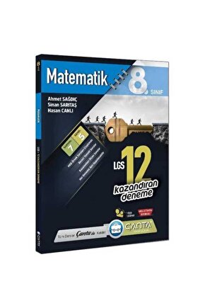 8 Sınıf matematik 12 kazandıran deneme  Ahmet SAĞDIÇ  Çanta Yayınları  9786257871631